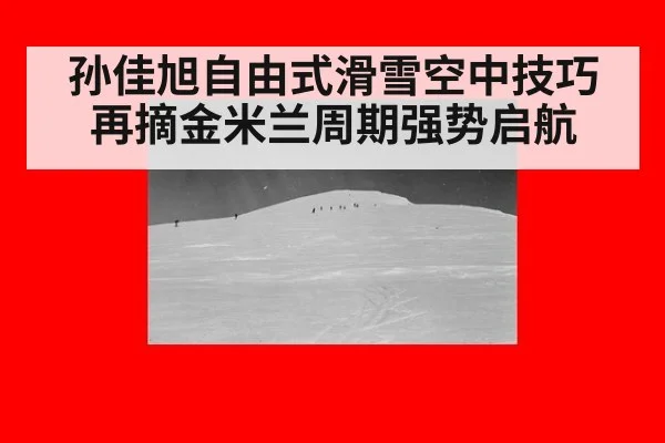 孙佳旭自由式滑雪空中技巧再摘金米兰周期强势启航